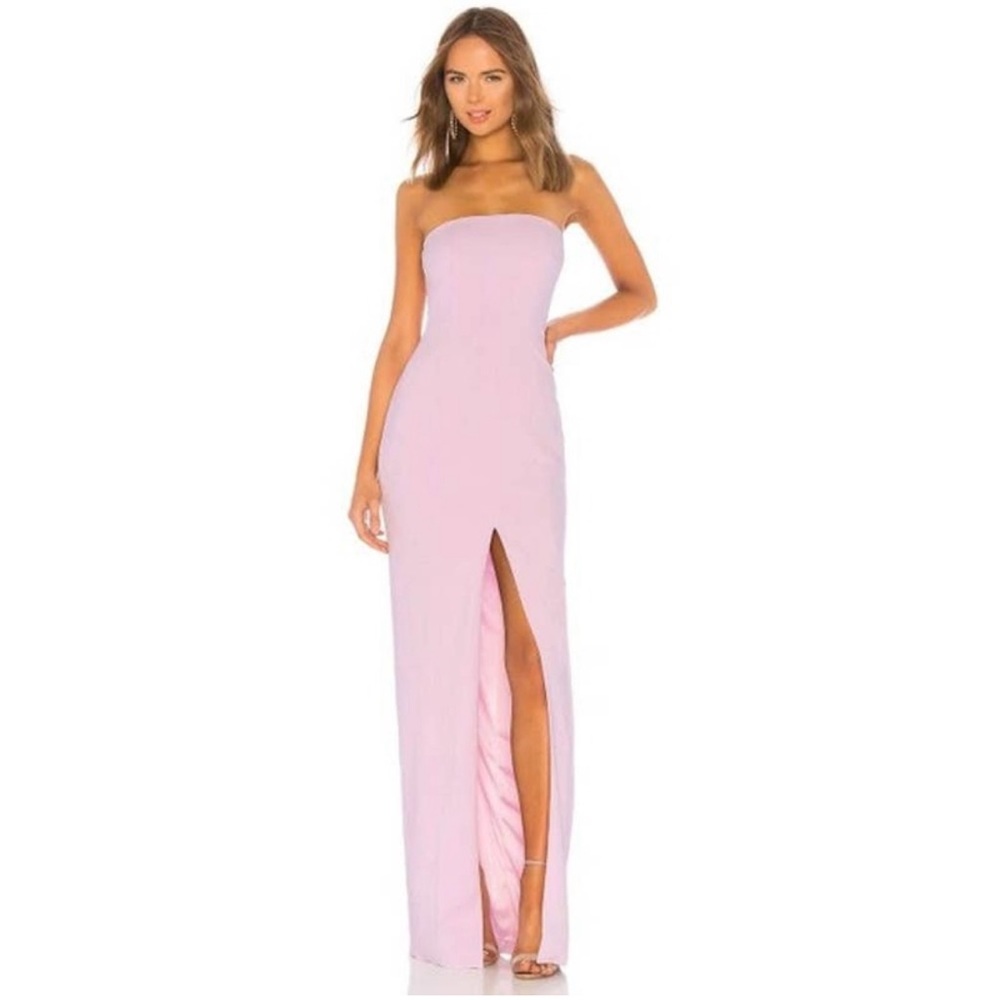 Jay Godfrey Purple Strapless Gown
